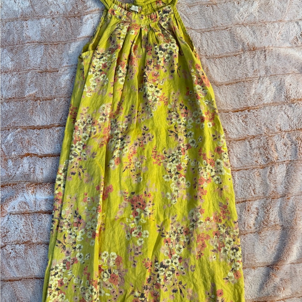 Spell Yellow Floral Dress